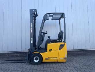 Wózki widłowe używane JUNGHEINRICH EFG 110 | Neue Batterie ELEKTRO DREIRADFRONTSTAPLER (13067903)